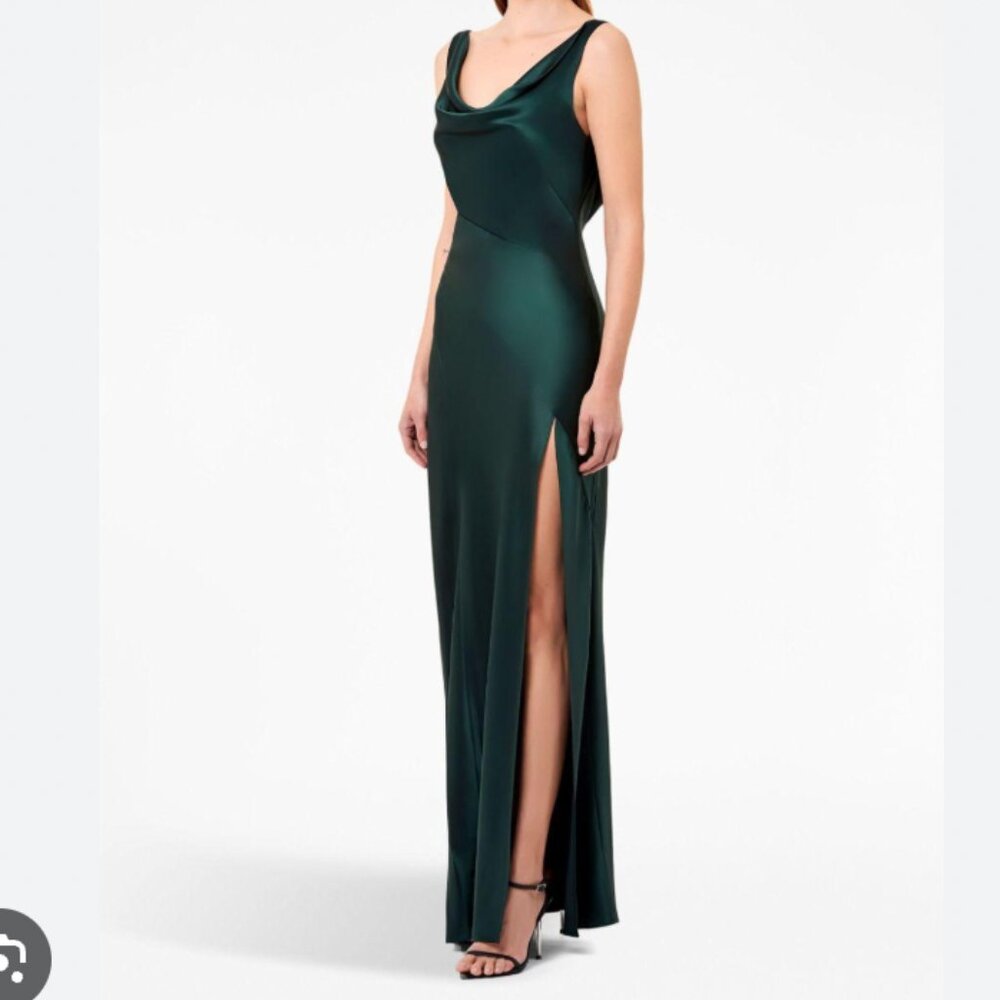 Nicholas Alfina Gown in Emerald Green